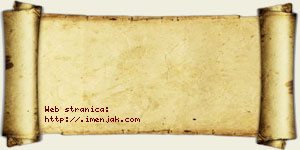 Hana Milićević vizit kartica